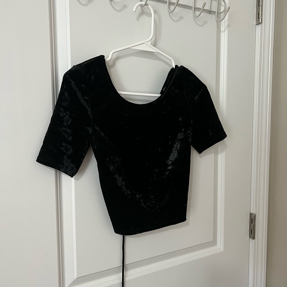 Velvet Kendall and Kylie Crop Top